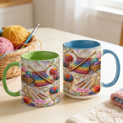 Tasse mit Farbe innen