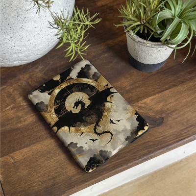 Personligt fantasidrake, helt nya Kindle-skal med magnetiskt TPU-skydd för flera modeller, födelsedagspresent till bokälskare/e-läsare