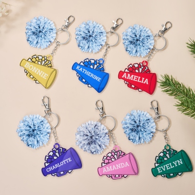 cheerleader keychains