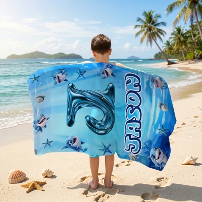 Beach towel with name