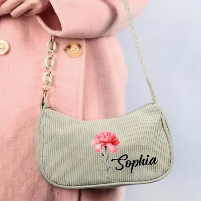  Corduroy Shoulder Bag 