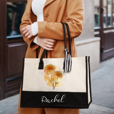 custom tote bag with name