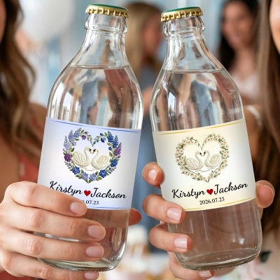 water bottle labels