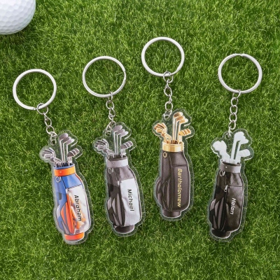 golf bag keychain