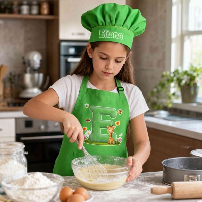 personalized cartoon apron