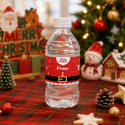 water bottle labels