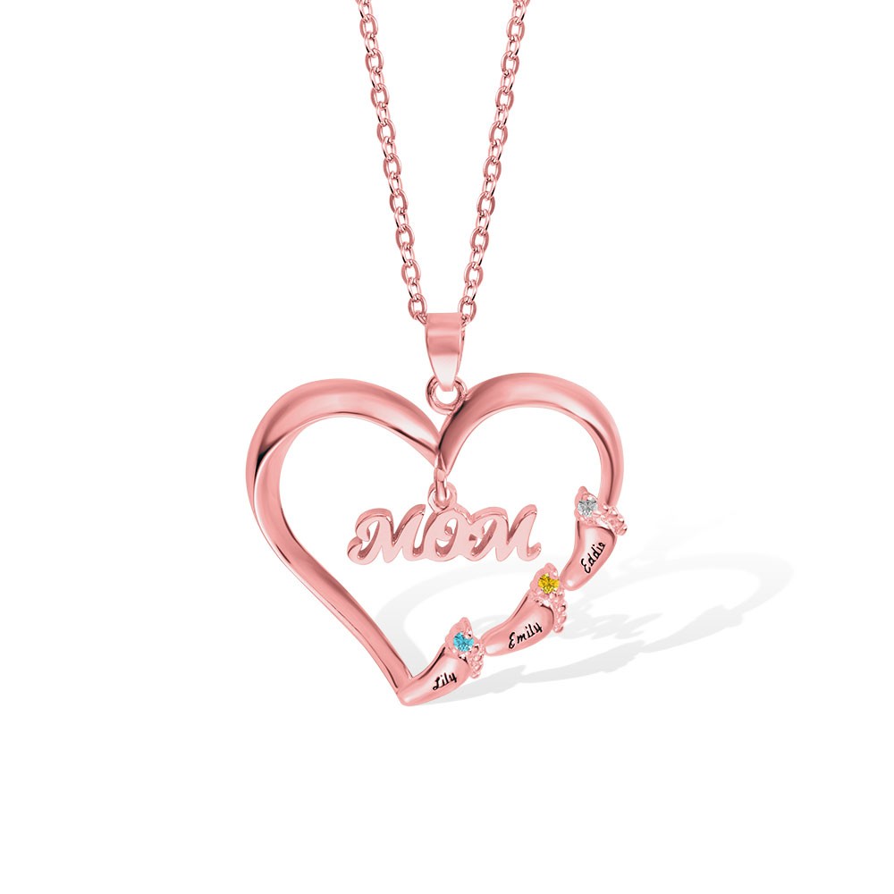 baby feet necklace