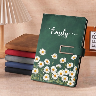 A5 notebook with name