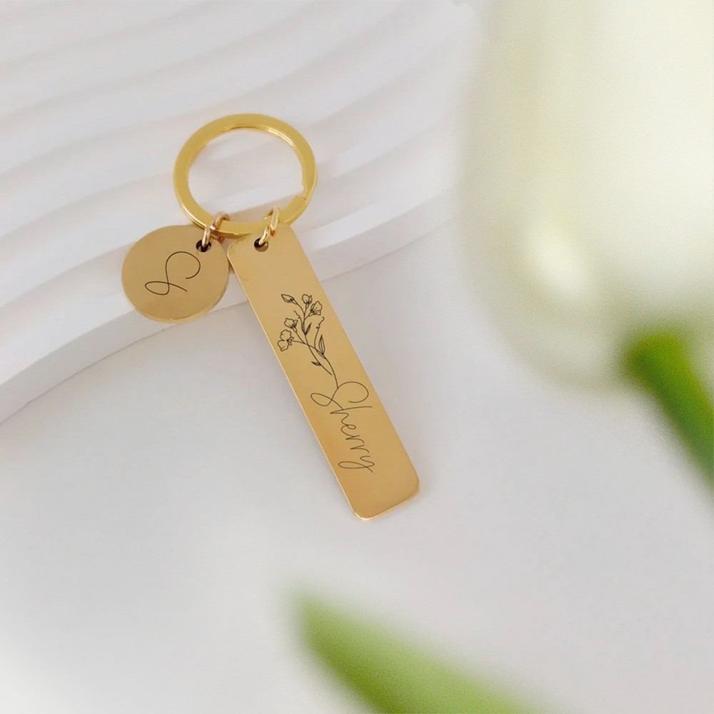 birthflower keychain