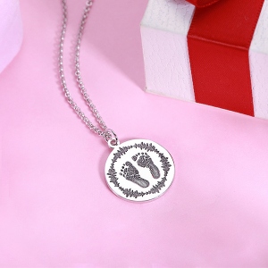 photo engraved necklace