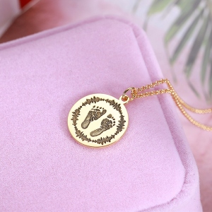 photo engraved necklace