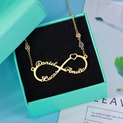 Birthstone necklace