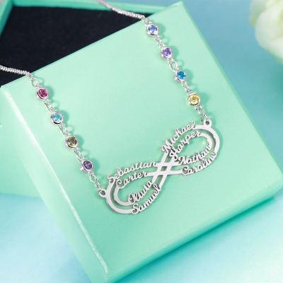 infinity name necklace