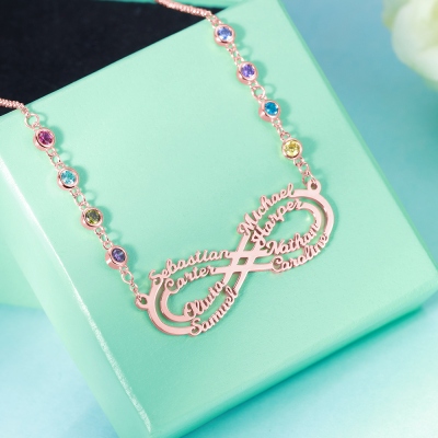 infinity name necklace