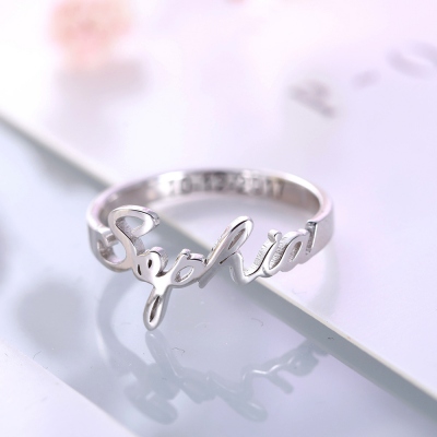 engraved rings