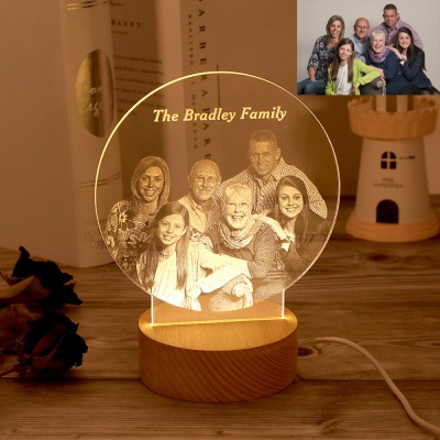 3D Photo Night Light