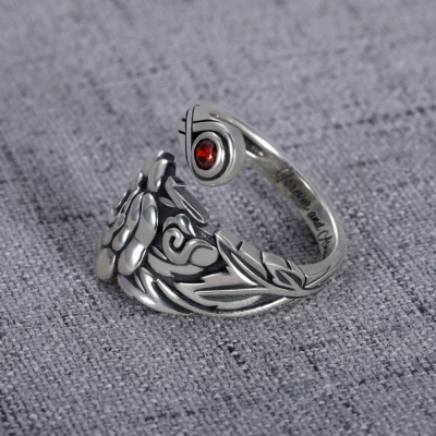 sterling silver spoon ring