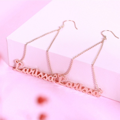 name earrings	