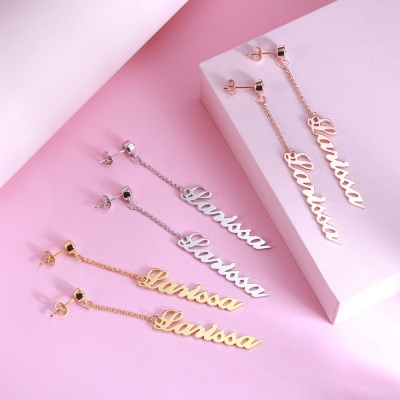 name earrings	