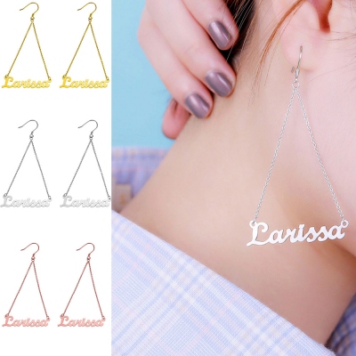 name earrings	