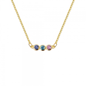 Personalized Birthstone Necklace