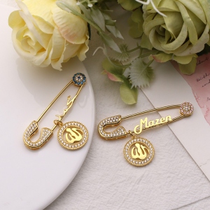Arabic or English Name Pin for Baby