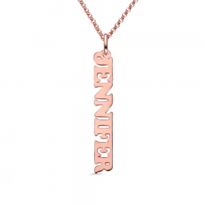 Personalized Vertical Name Necklace