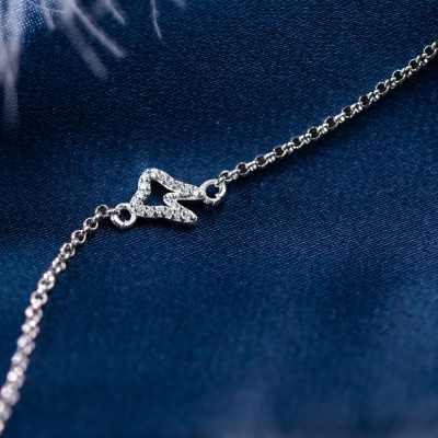 Dainty Sterling Sliver Tooth Necklace for Dentist