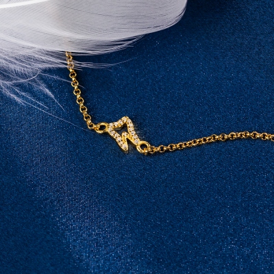 Sterling Sliver Dainty Tooth Necklace
