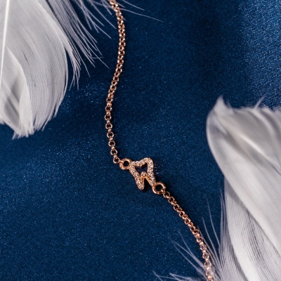 Cute Tooth Necklace in Sterling Sliver