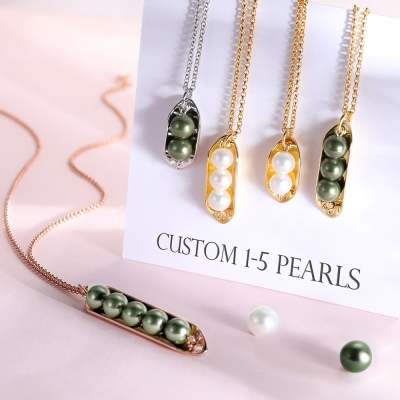 Peas in A Pod Necklace Gift for Her