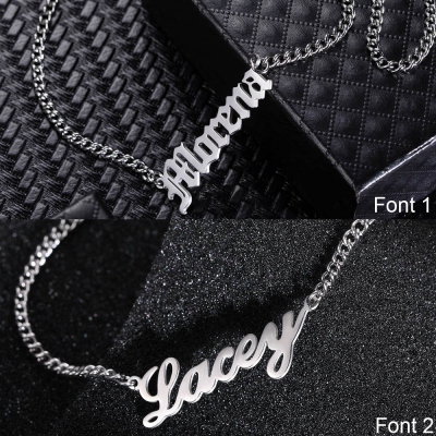 Personalized Name Plate Necklace