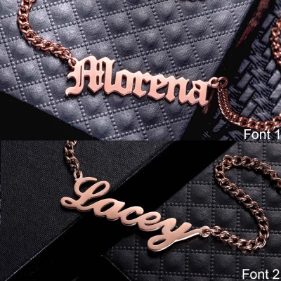 Personalized Name Plate Necklace