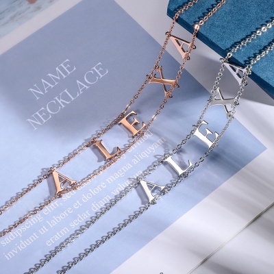 Personalized Initial Name Necklace