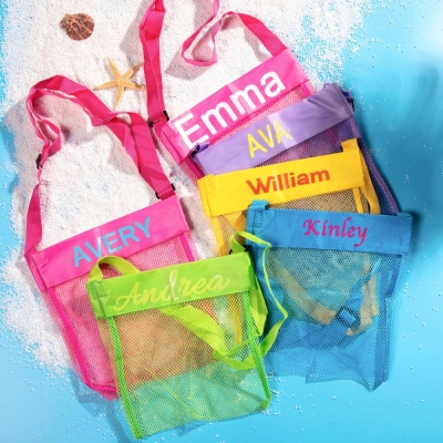Personalized Seashell Mesh Bag