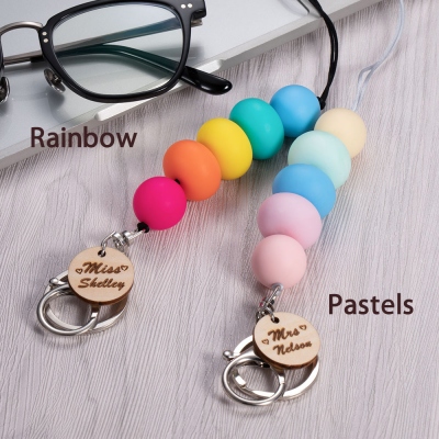 Personalized Name Tags Lanyards Gift for Teachers