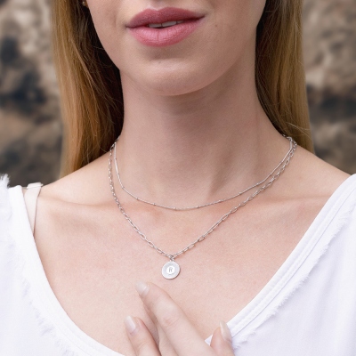 Personalized Initial Link Necklace