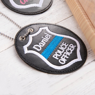Personalized Name Junior Police Officer Badge for Children