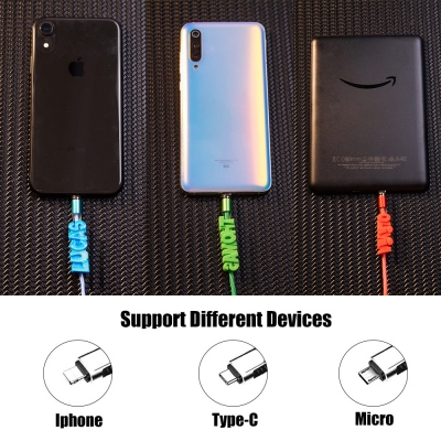 Câble USB Flash personnalisé avec nom imprimé en 3D