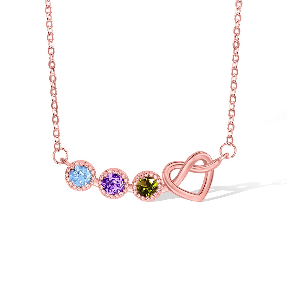 Grandma Birthstone Necklace