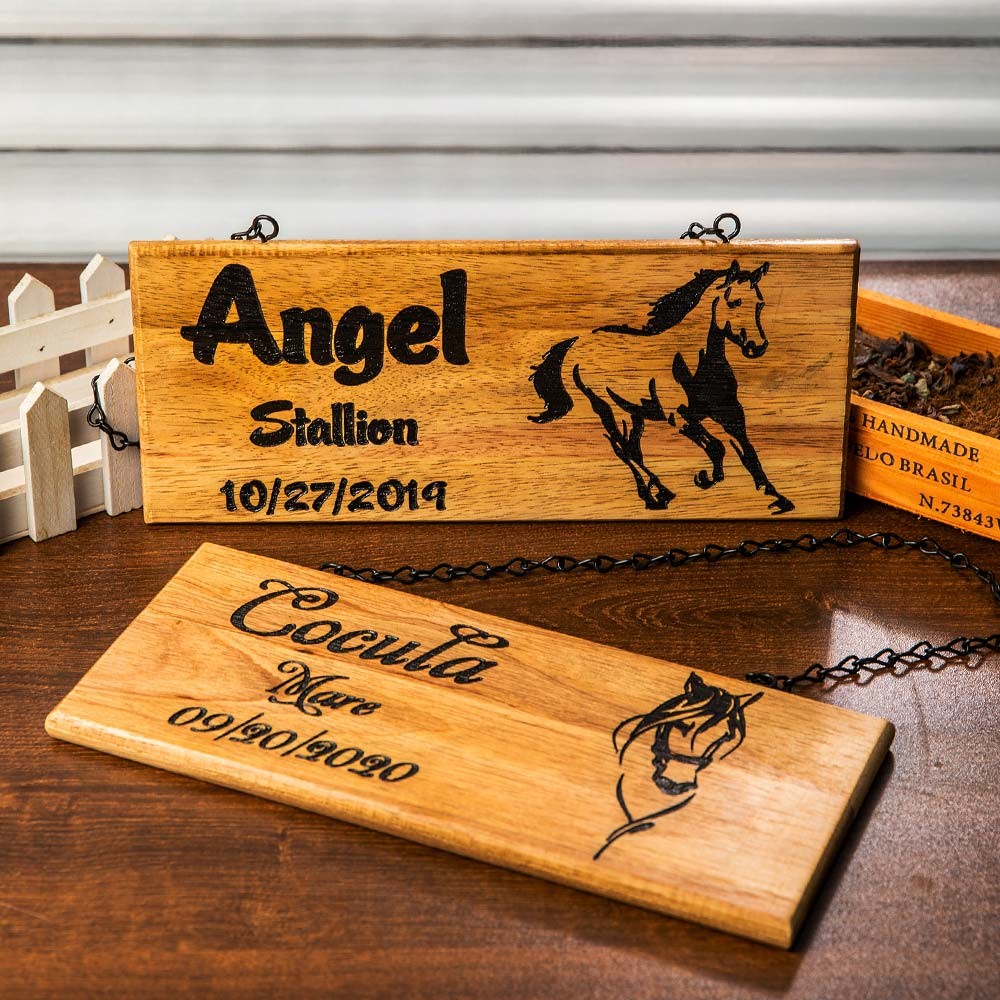 horse stall signs