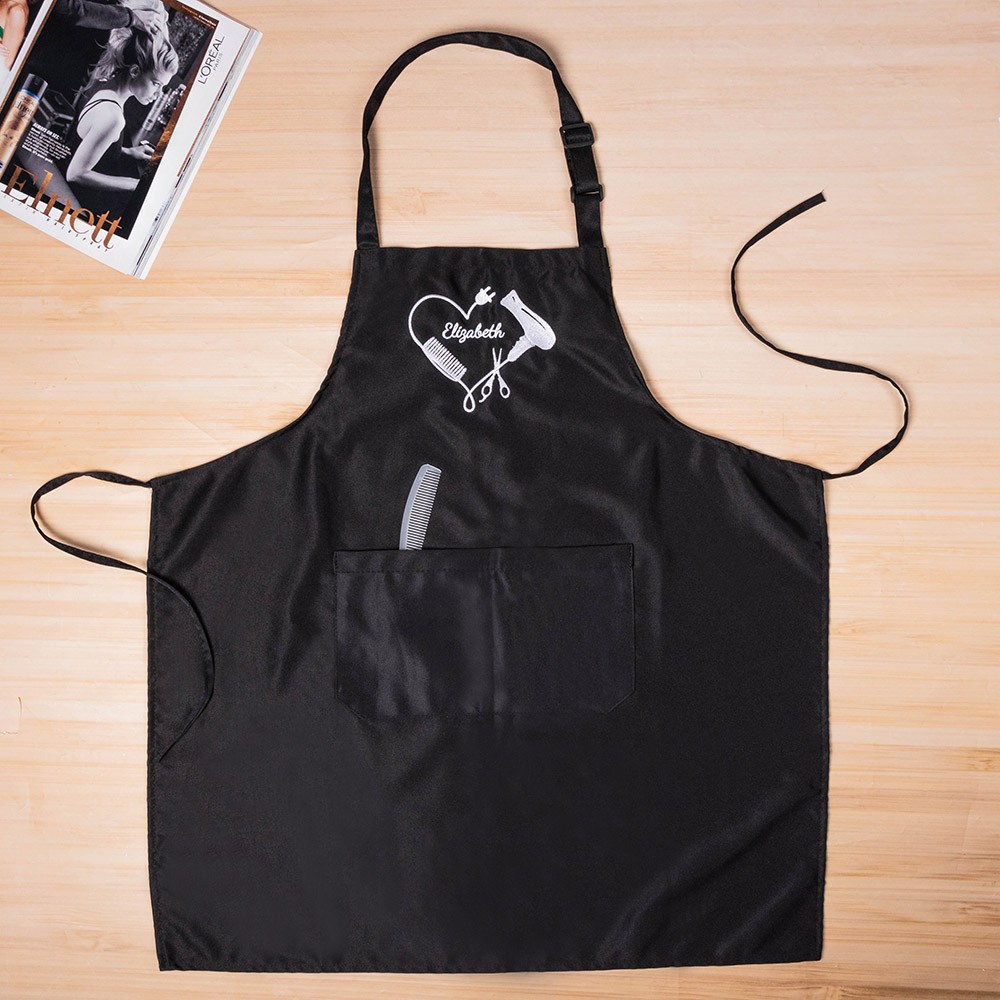 Personalized Hairstylist Apron for Hairdresser Gift