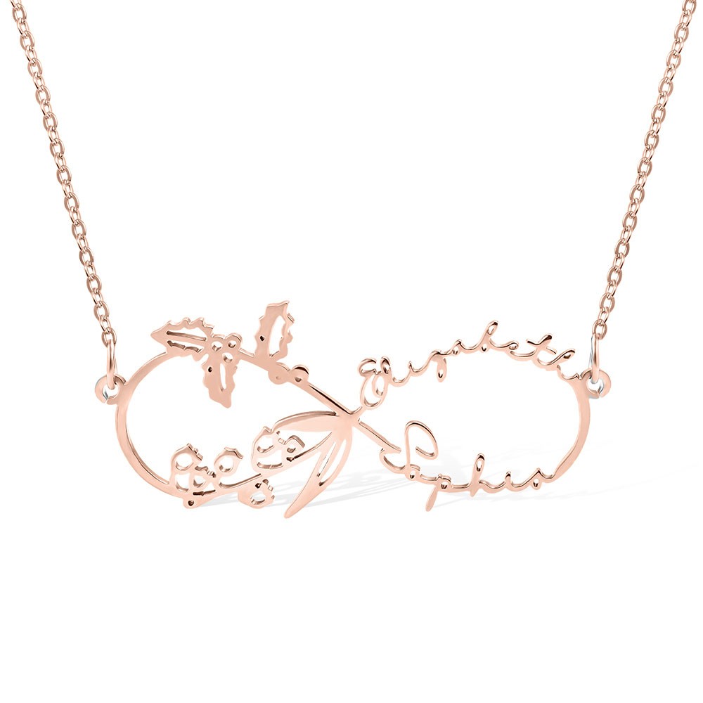 birthflower necklace