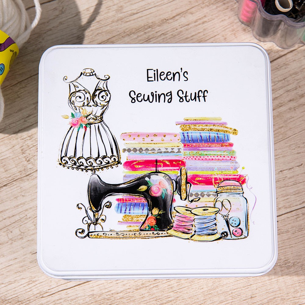 personalised sewing storage