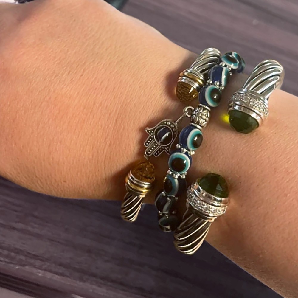 blue eye bracelet