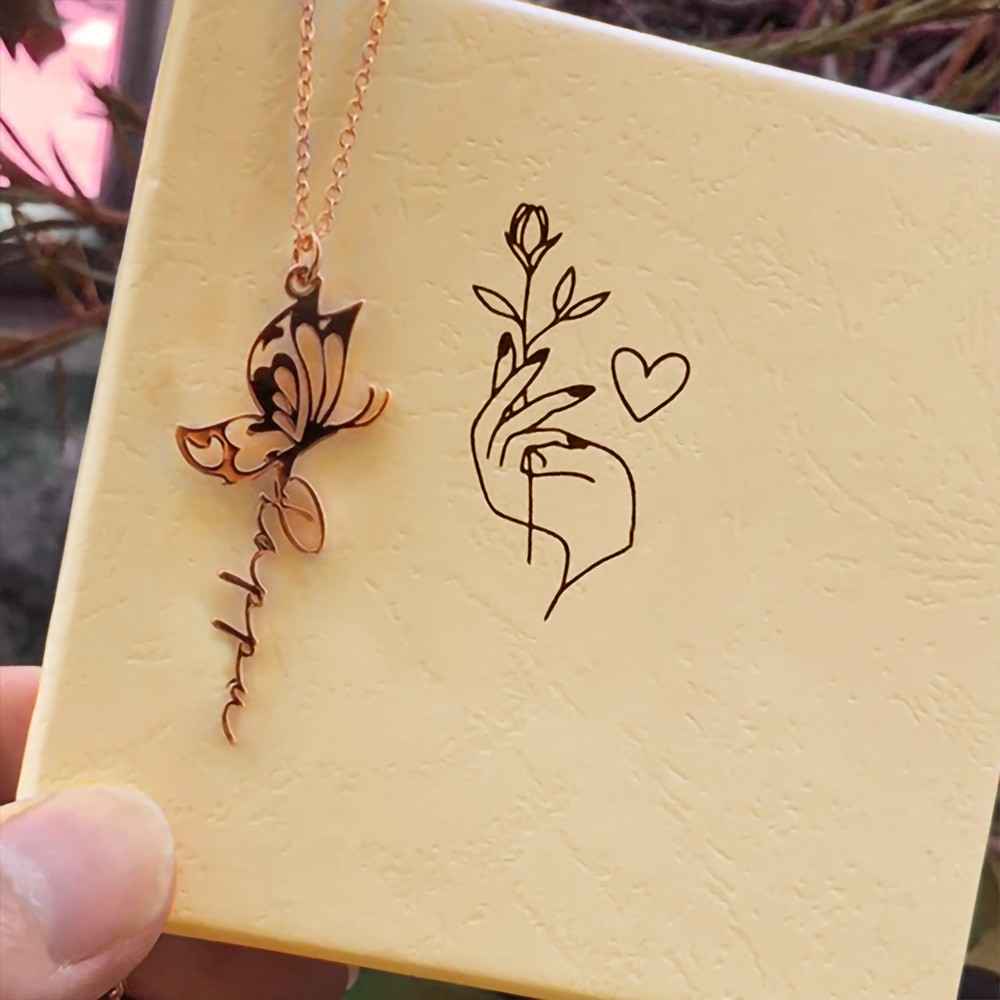 butterfly necklace