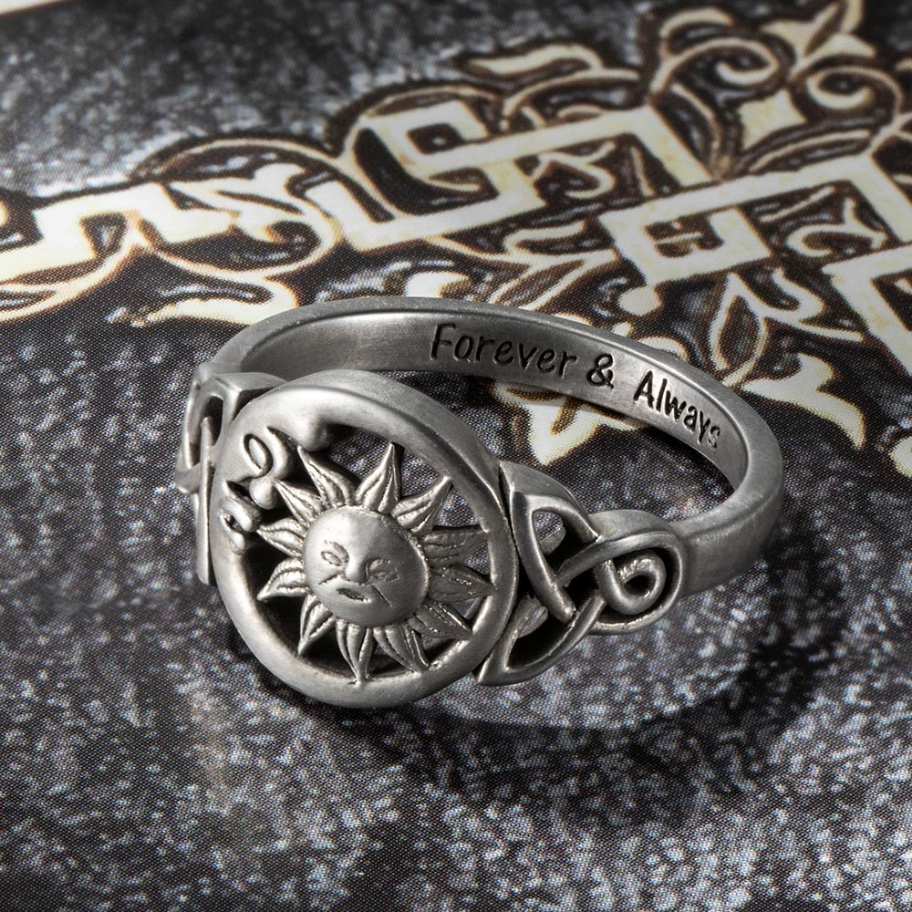 sun ring silver