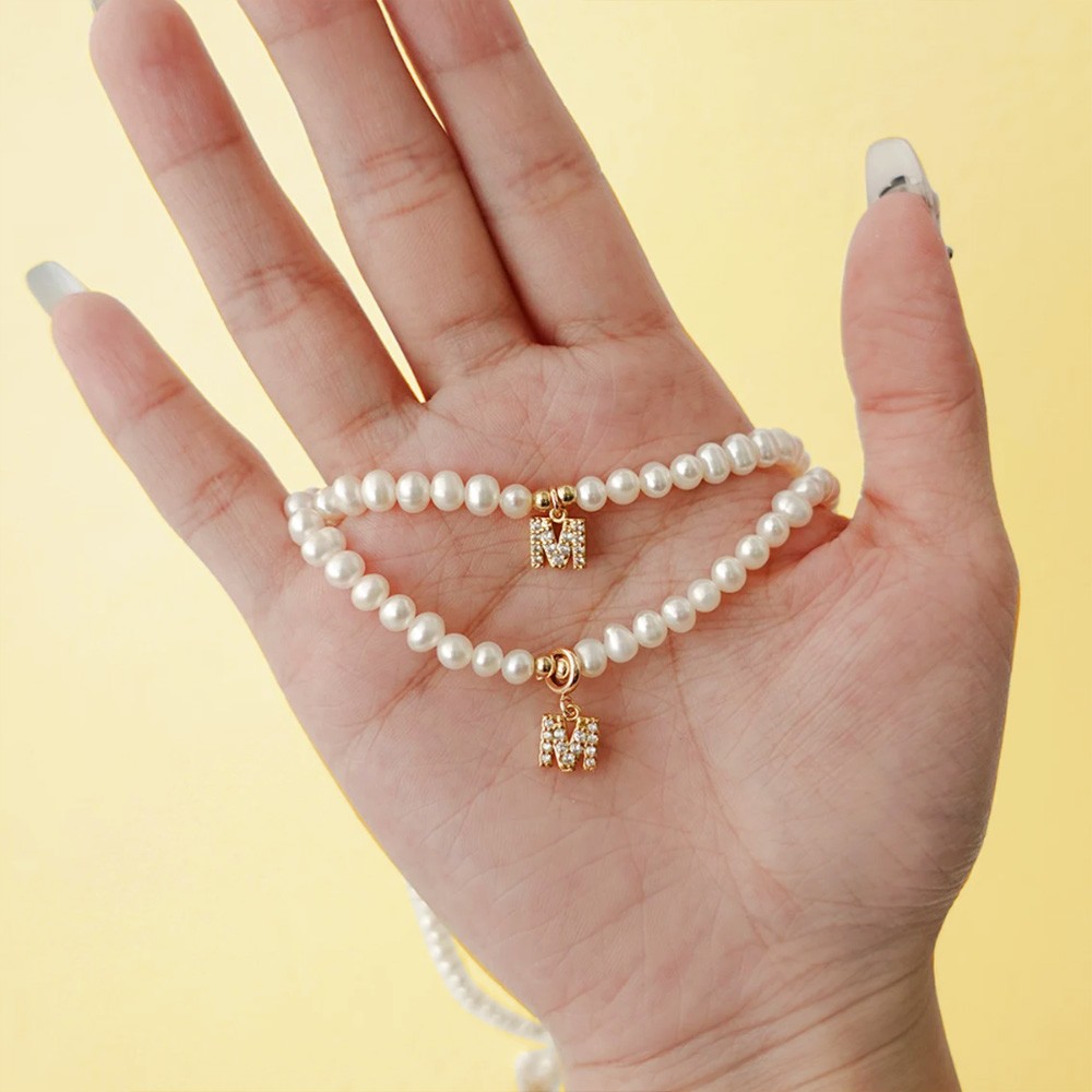 Gepersonaliseerde eerste parel choker