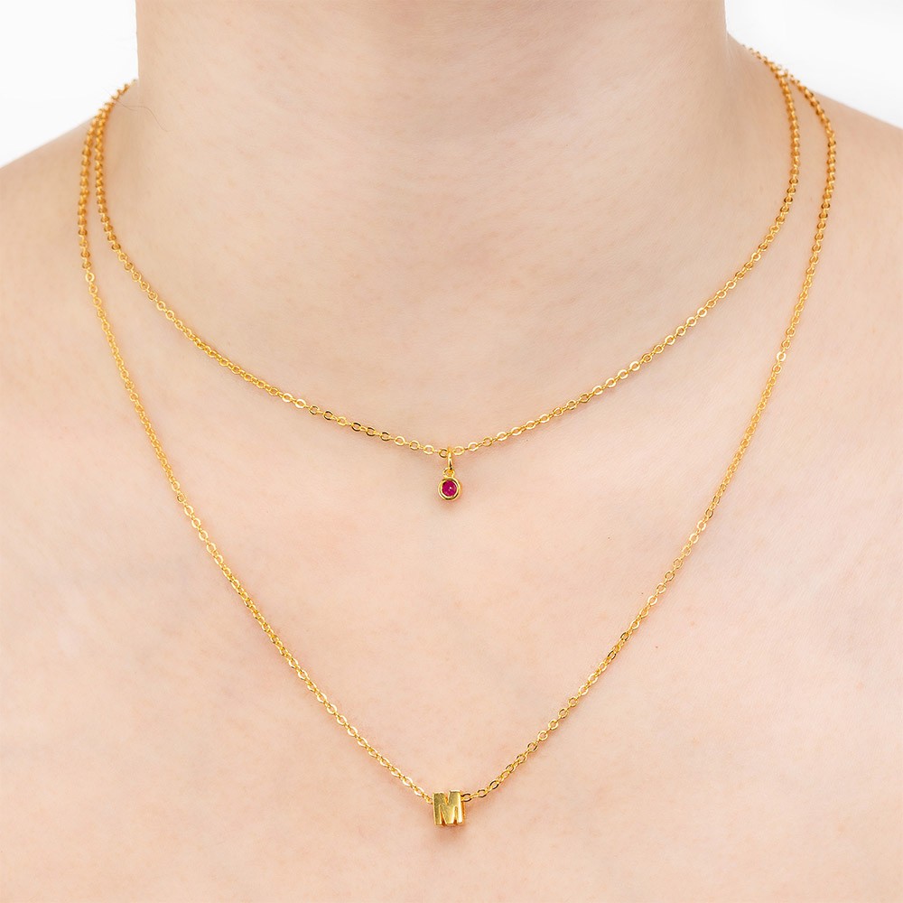 födelsestenar halsband