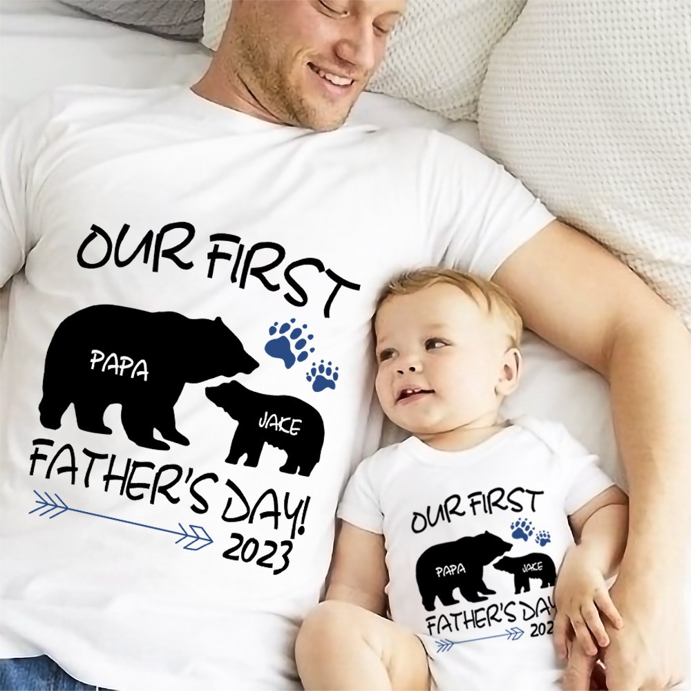 Papa ours et bébé ours